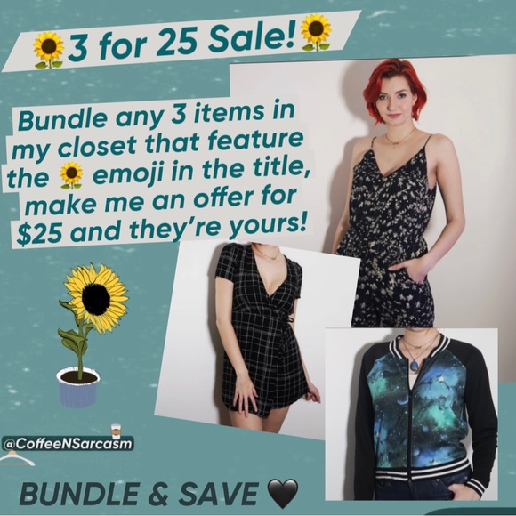 Bundle & Save! 🌻3 for 25 Sale!🌻 - Picture 1 of 1